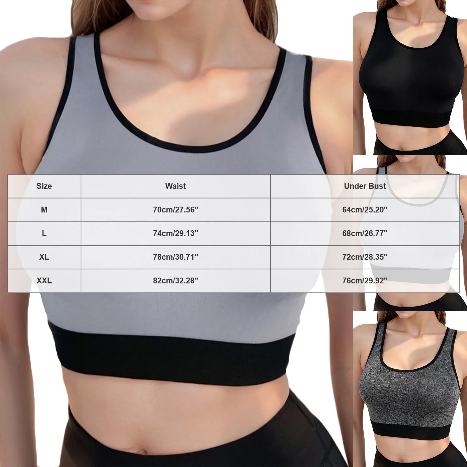 Seamless Women Yoga Bra Racerback Sports Crop Tops Breathable Gym Tank Top No Pads Quick Drying Fitness Running Workout Tops