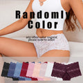 4Pcs Lace Sexy Lingerie Female Low-Waist Breathable Lingerie Hollow Out Comfortable Underpants Transparent Sexy Intimates S-XXL