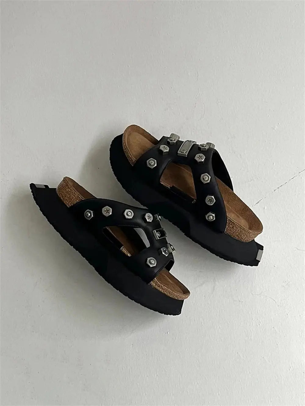 2025 Brand New Big Size 45 Denim Leisure Mules Shoes Women Trendy Comfy Walk Casual Clogs Flats Outdoor Slipper Men Slides