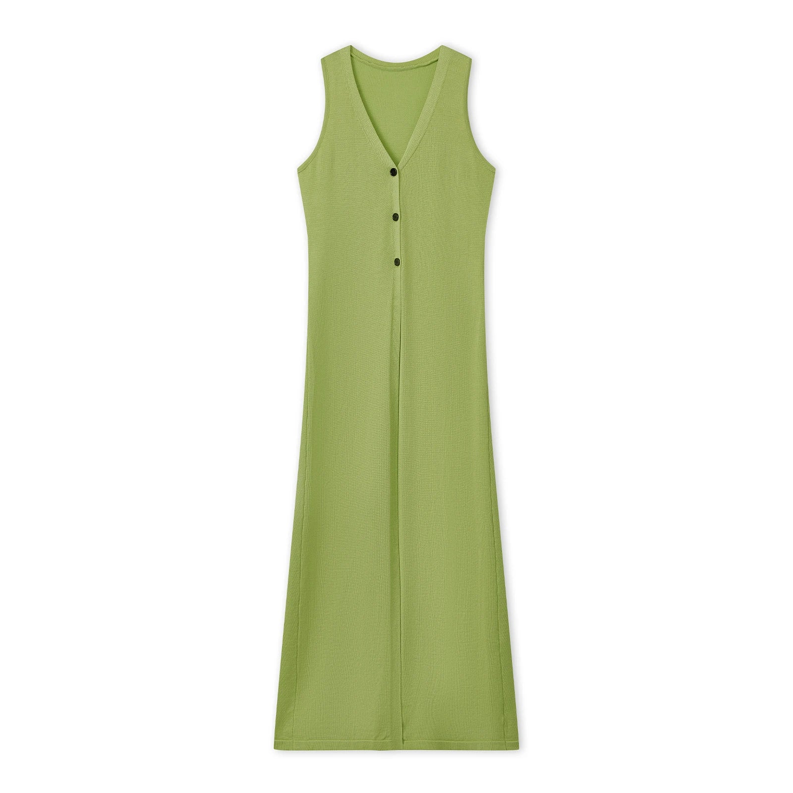 Fall Summer Knit Vest Women Elegant Sleeveless Button Vest Solid Summer Long Cardigans Tops for Casual Daily