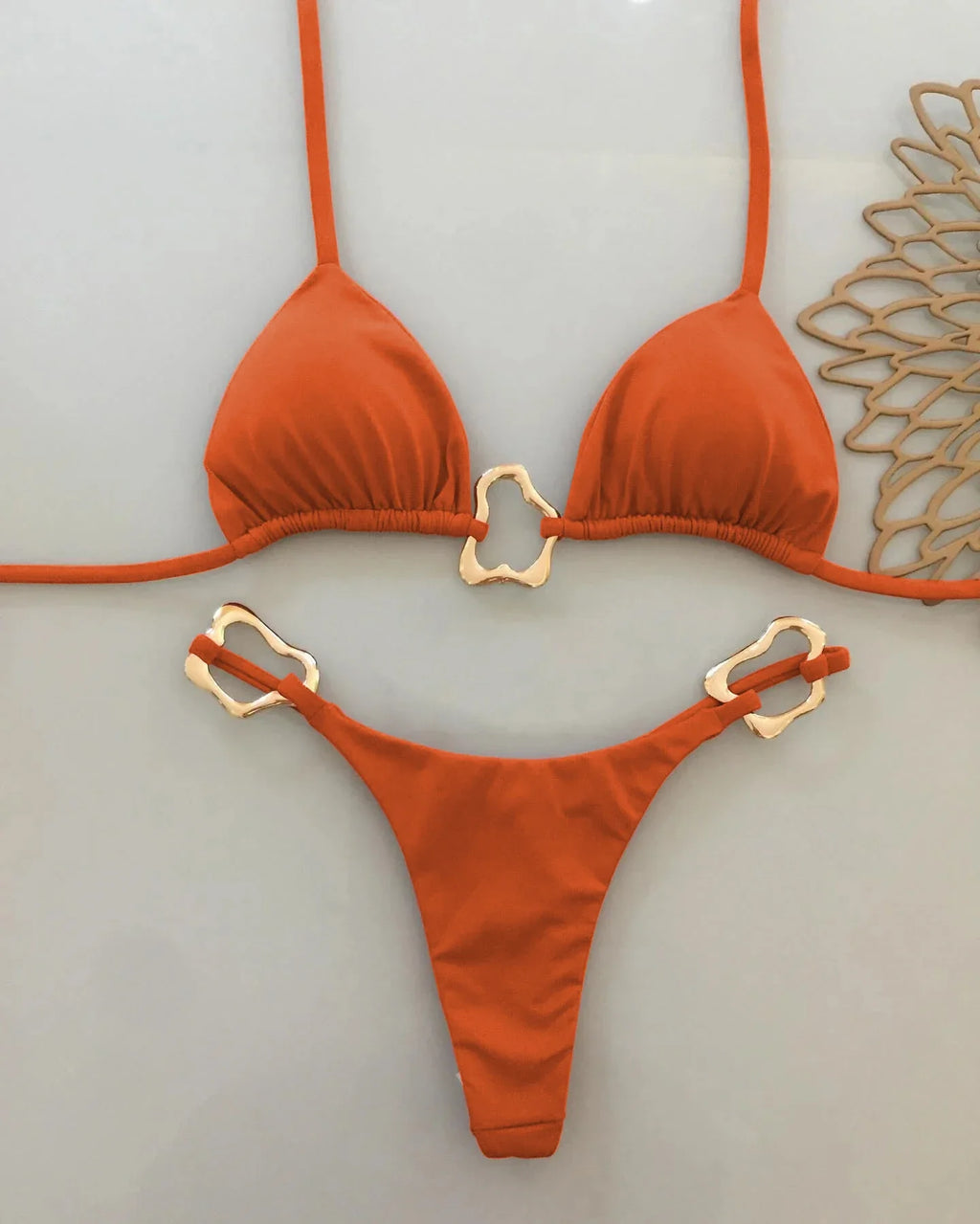 Sexy Halter Micro Bikini 2025 Women Swimsuit Solid Swimwear Thong Bikinis Set Brazilian Beach Wear Bathing Suit Biquini Female