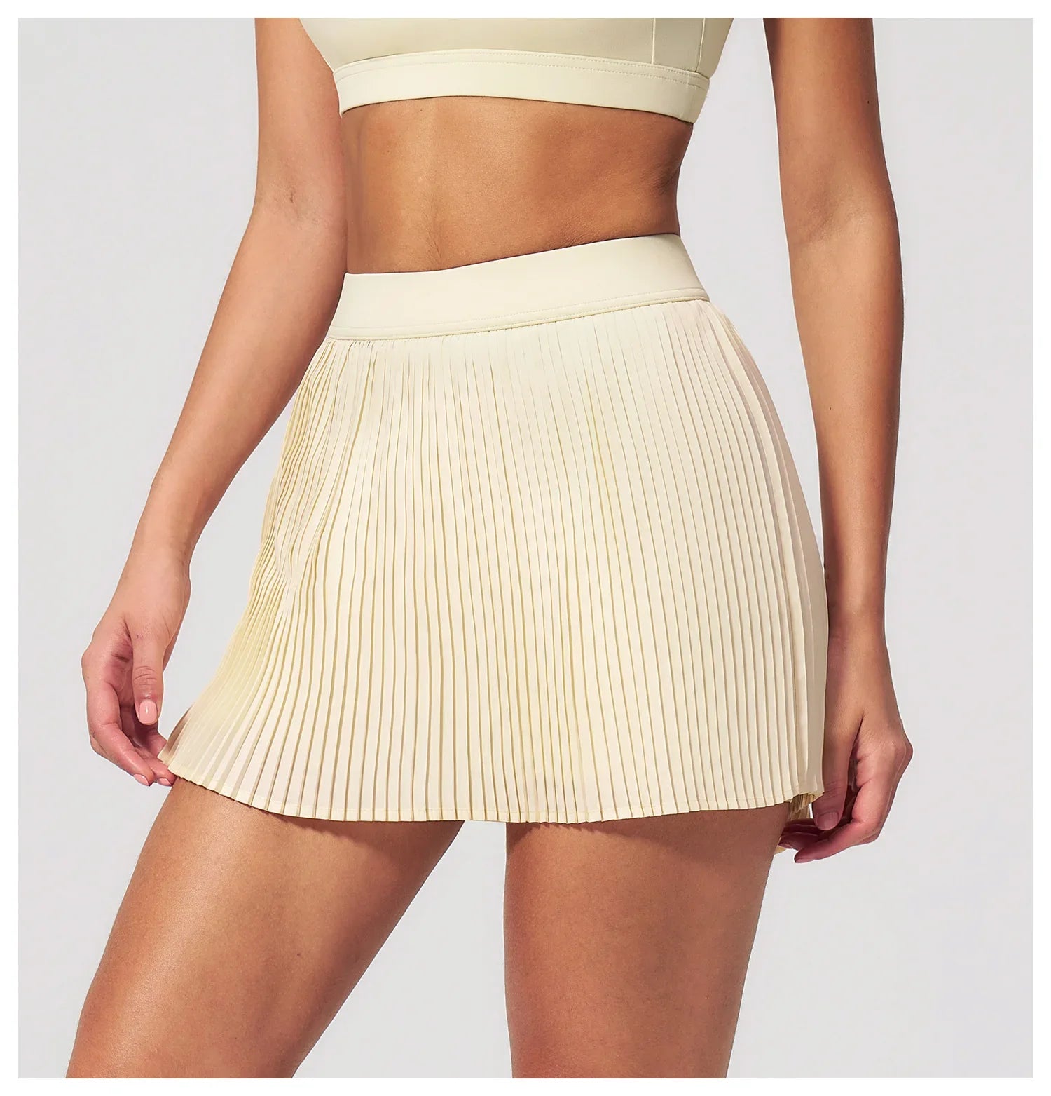 Golf Tennis Skirts with Pocket Women Gym Running Pleated Skorts Outdoor Sports Fitness Slim Shorts High Waist Yoga Golf Skirt