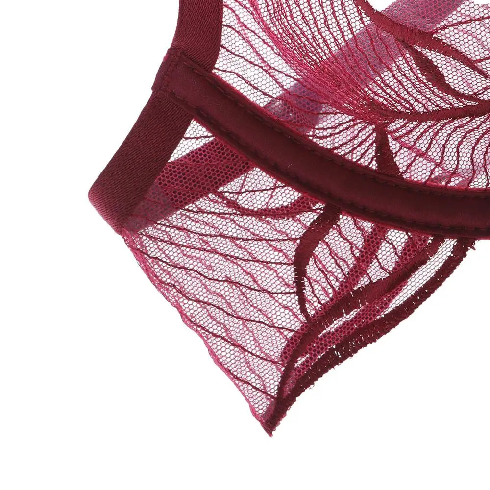 Summer French Minimizer Bra Beachwear Large Bust Pure Embroidery Lace Ultra Thin Plate Size Light Support Wirefree AU MOYISU