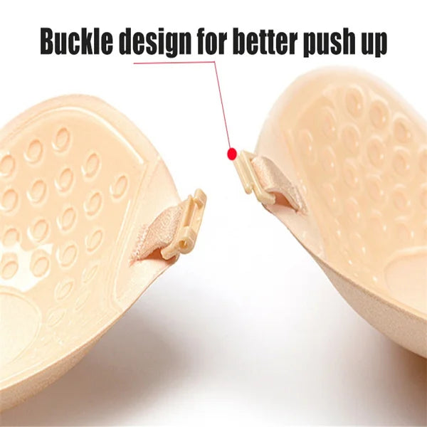 New Silicone Chest Stickers Lift Up Nude Bra Self Adhesive Bra Nude Invisible Push Up Cover Bra Pad Sexy Strapless Breast Petals