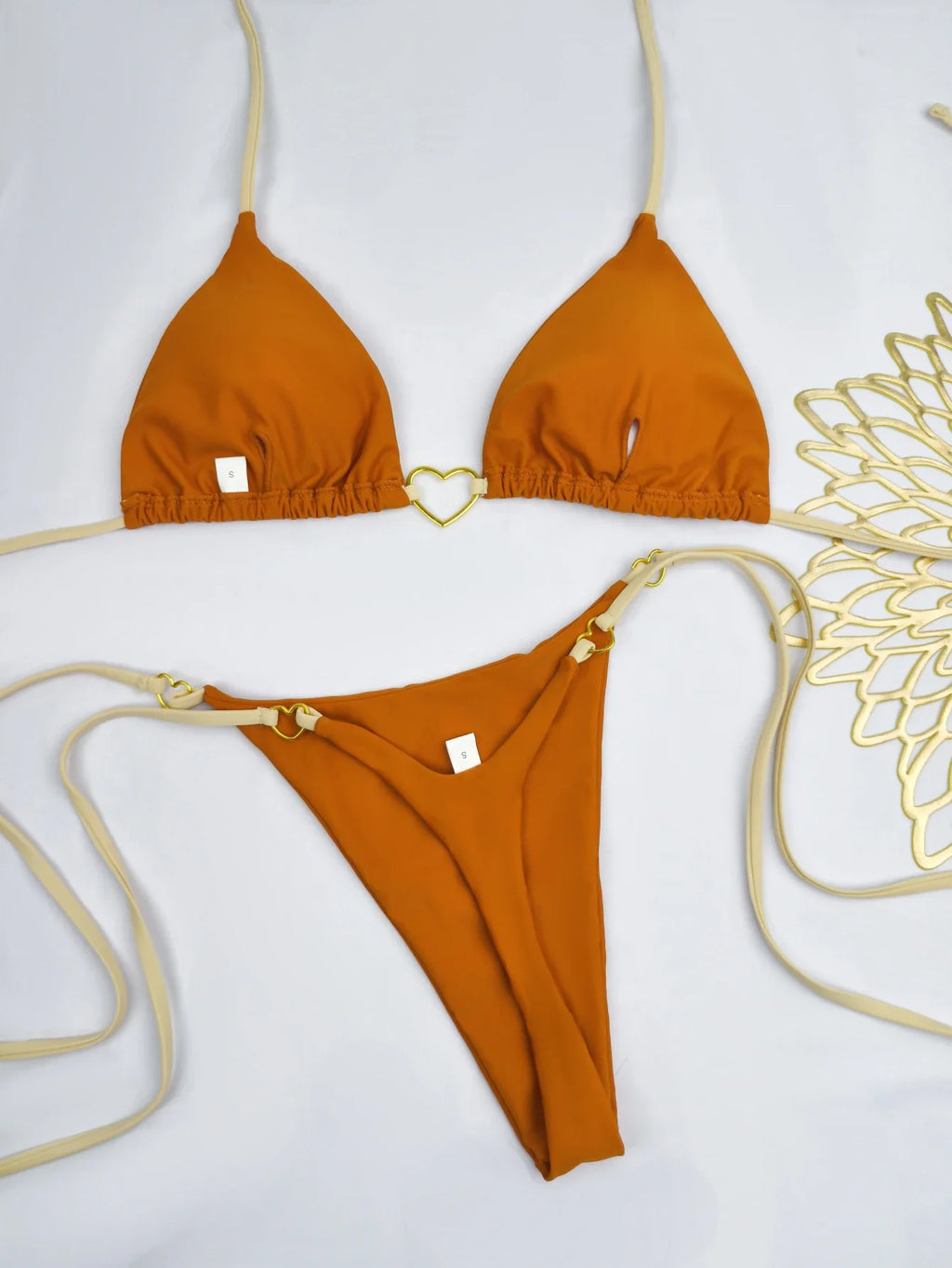 Triangle Thong Bikini 2026 Women Halter Swimsuit Solid Sexy Brazilian Swimwear Female Bathers Bathing Swimming Swim Suit Beach