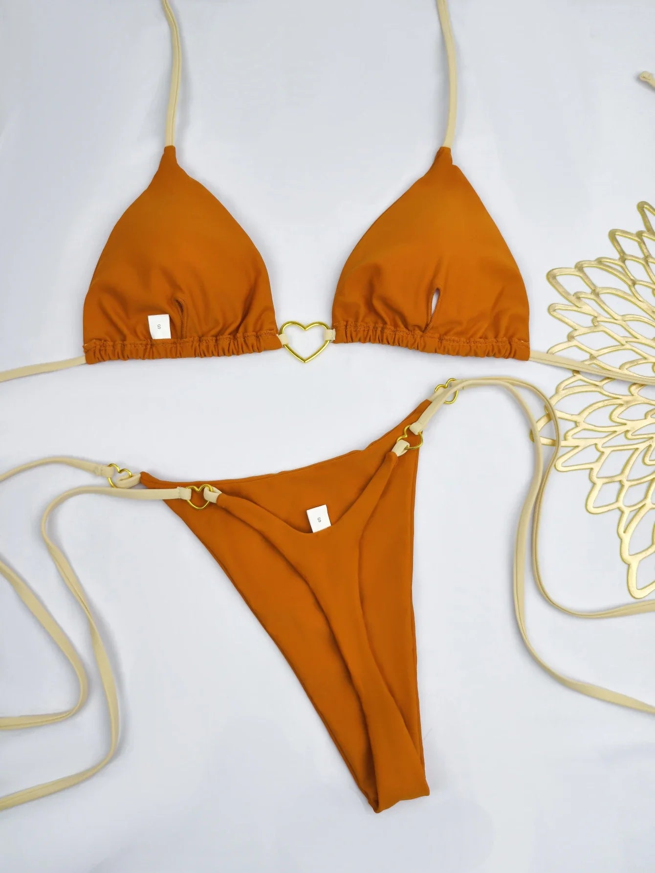 Triangle Thong Bikini 2026 Women Halter Swimsuit Solid Sexy Brazilian Swimwear Female Bathers Bathing Swimming Swim Suit Beach