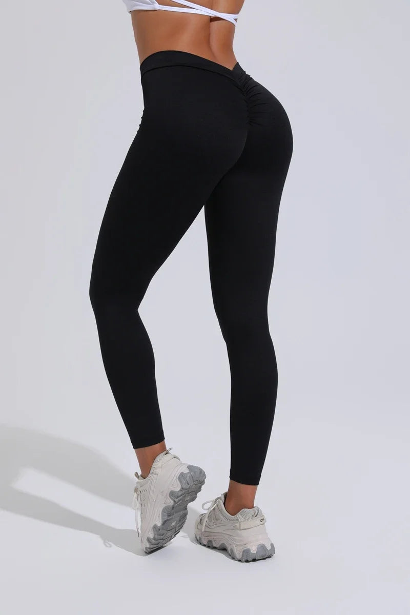 DIAS FIT JOY Women's Yoga pants back V-waist buttocks lifting pants high waist sports and fitness pants sports pants