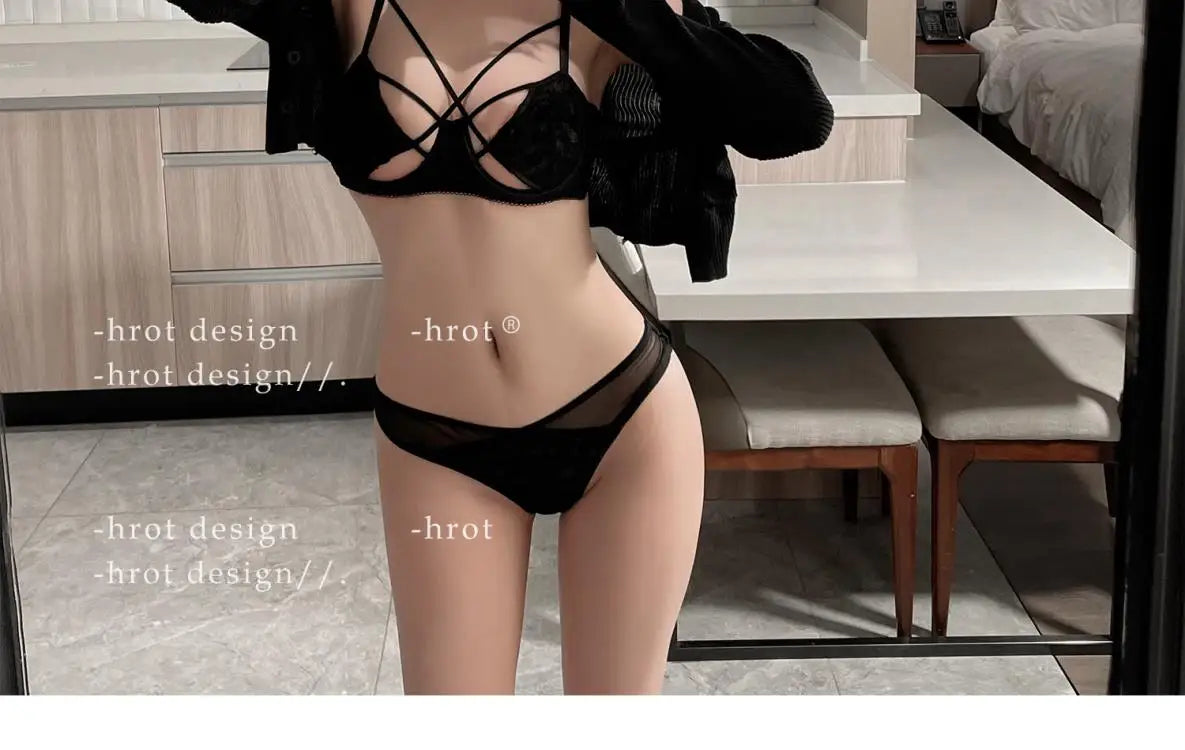 Sexy Tushy Bodysuit for Women Halter Neck Sheer Open Back Sensual Jumpsuit Push Up Gathers Breasts Anti Sagging Underwear MOYISU