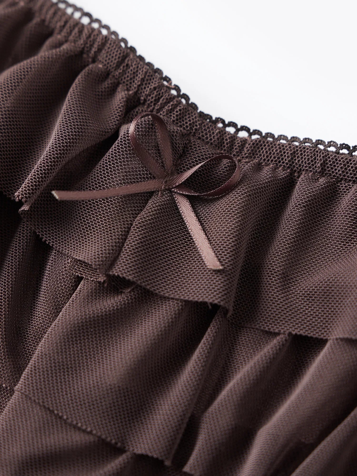 Women’s Layered Ruffle Bloomers Fashion Low Waist Bow Front Solid Color Shorts Casual Summer Mini Shorts