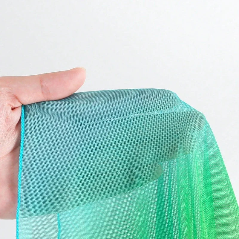 Summer Beach Bikini Wrap Sheer Short Skirt for Women Gradient Color Sarong Swimsuit Coverups Girls Skirt Scarf Swimwear Cover-Up