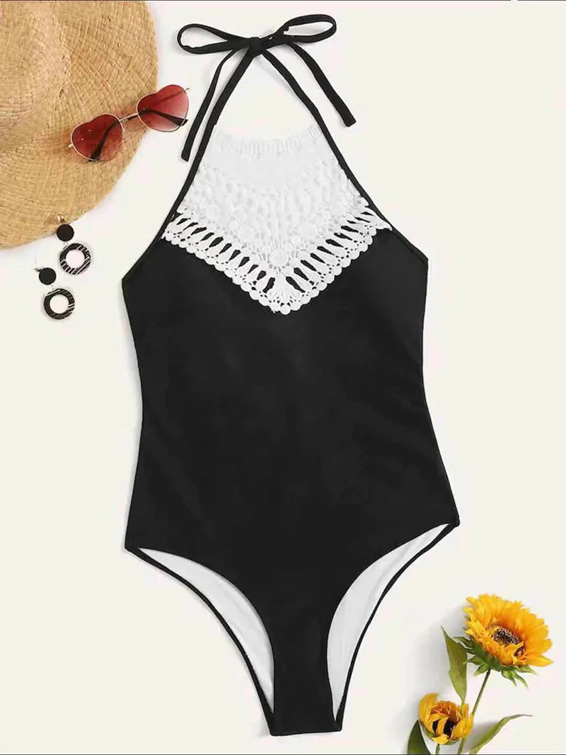Swimsuit Women Sexy Pusg up Bikini Set 2022 summer Swimwear Biquinis Floral Lace Swim Wear Ladies swimsuits Cropped