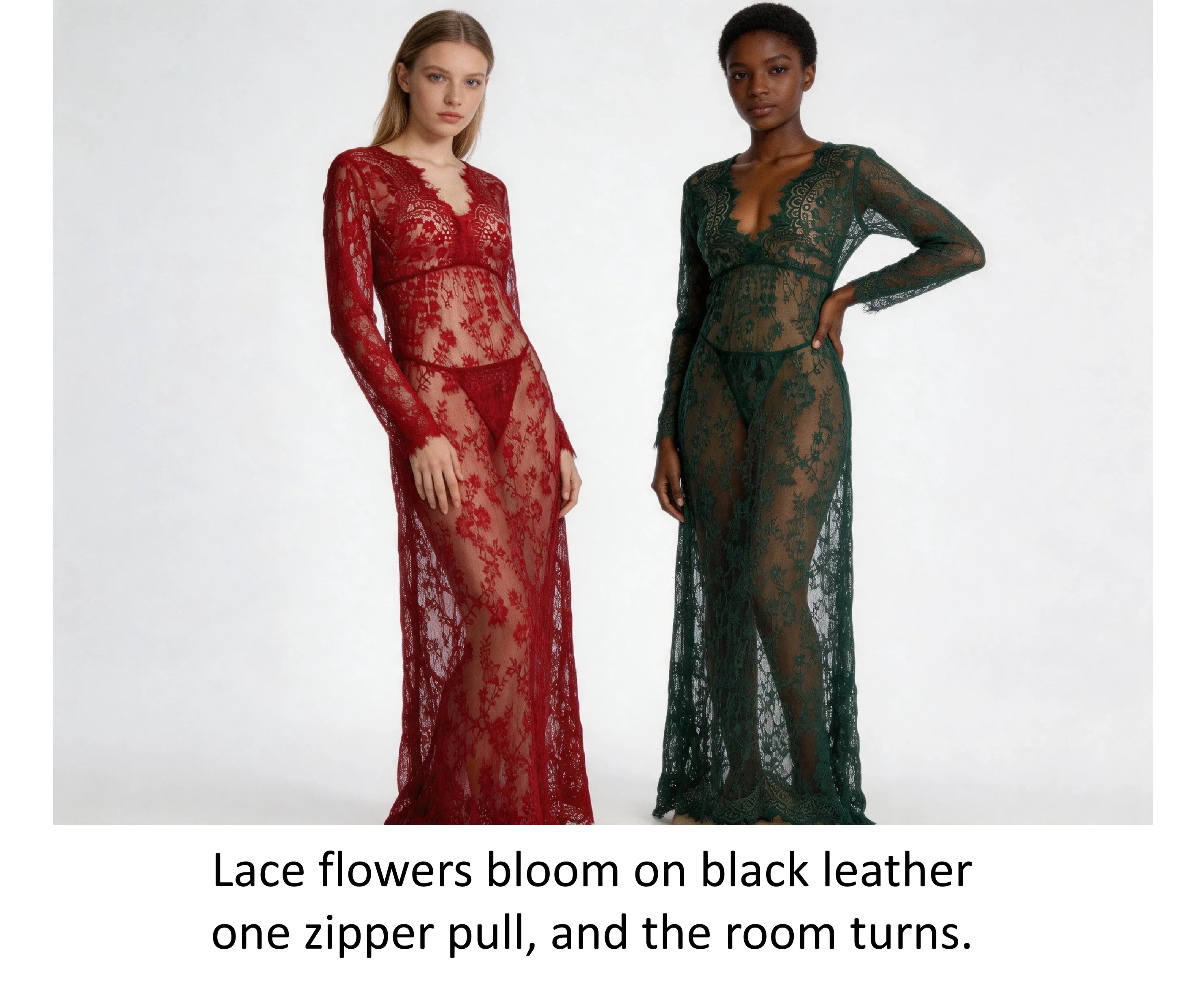 Plus Size Floral Lace Nightgown for Women Maxi Maternity Dress Big Size Beach Cover Up Swimwear Sheer Long Sleepwear Gown