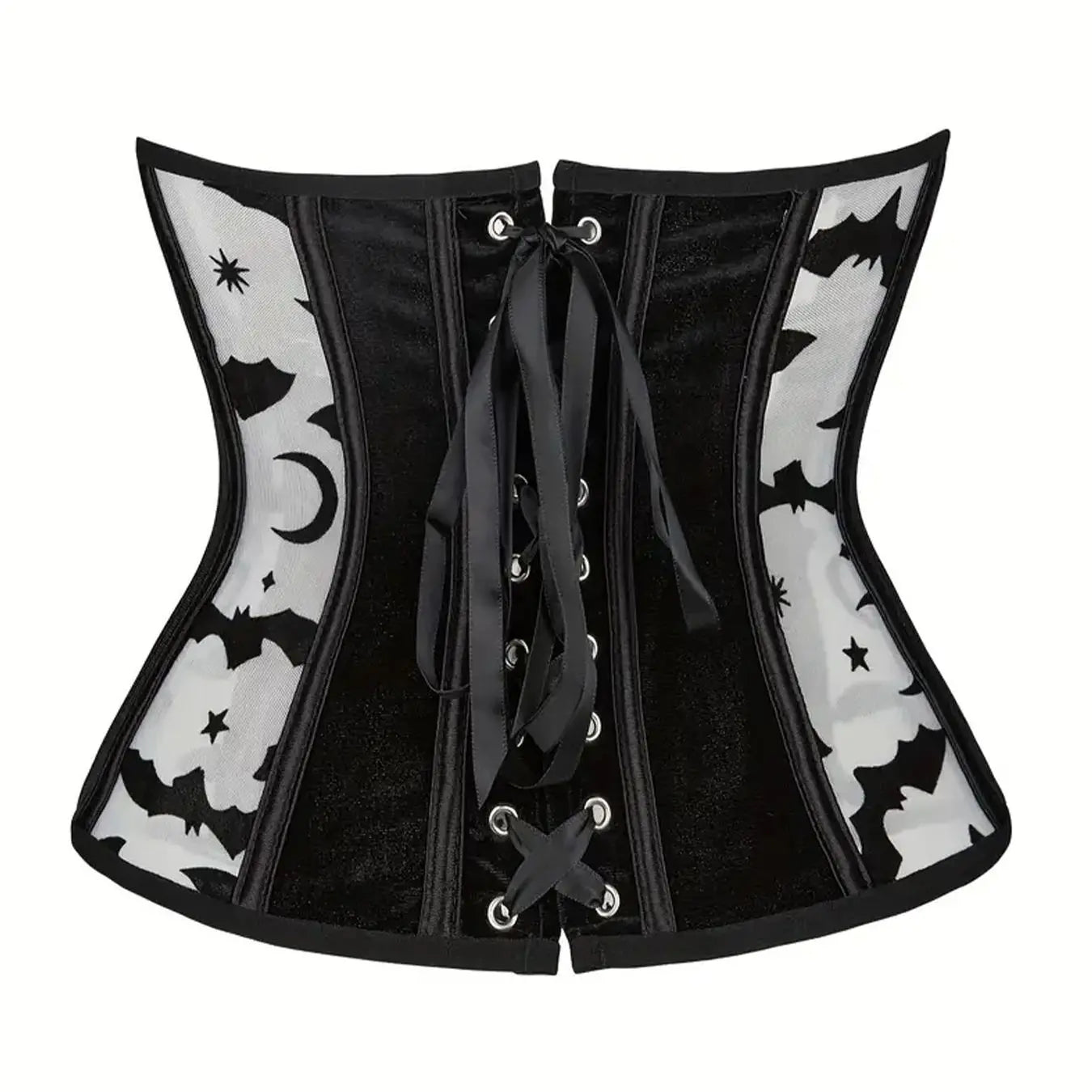 Royal corset body-shaping corset undergarment thin and breathable summer style with a cinched waist and plastic-boned mesh sexy