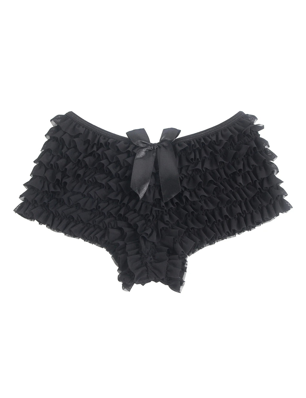 Women Panties Mid Waist Dance Gauze Underpants Cute Sweet Underwear Lady's Cake Layer Trunk Comfort Breathable Ballet Underwear