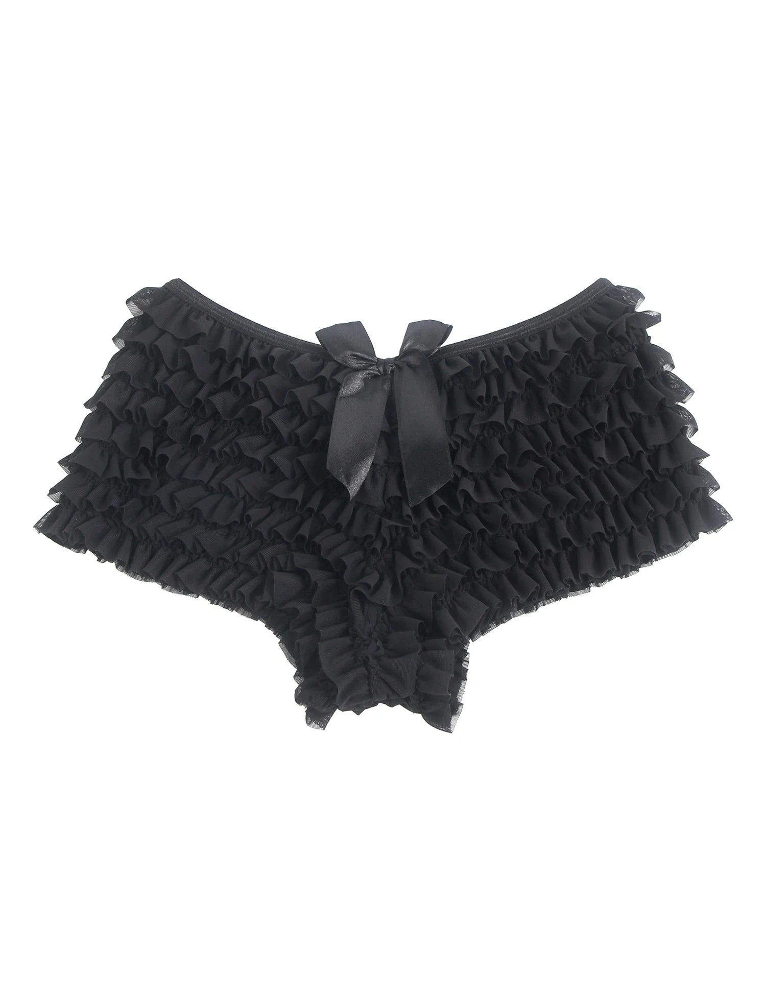 Women Panties Mid Waist Dance Gauze Underpants Cute Sweet Underwear Lady's Cake Layer Trunk Comfort Breathable Ballet Underwear