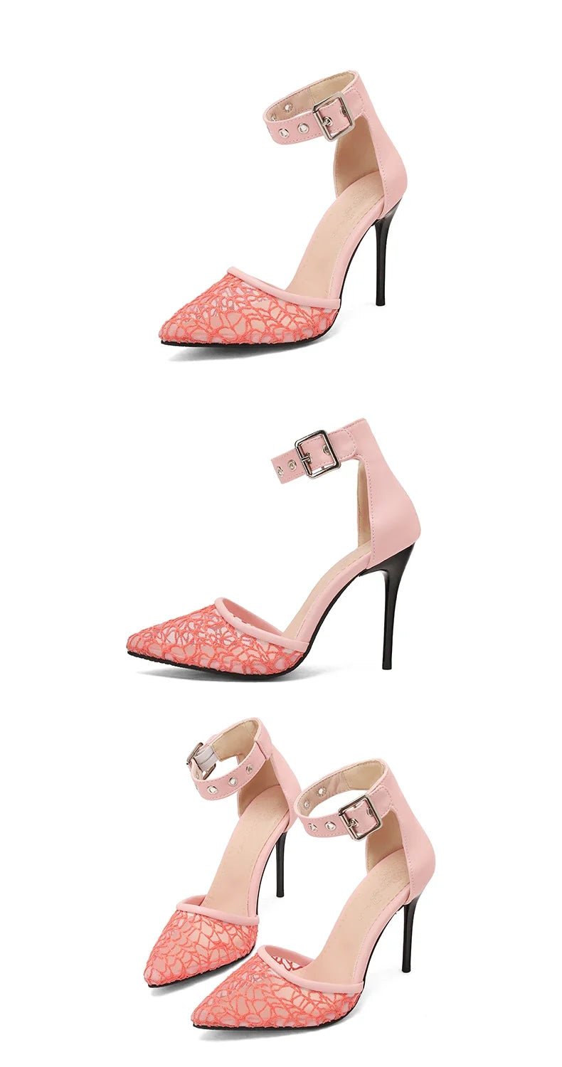 Hot Sale FASHION Big Size 35-47 Shoes Women Sandals Sexy Fashion High Heels 10cm Sandals Sapato Feminino Summer Style Shoes