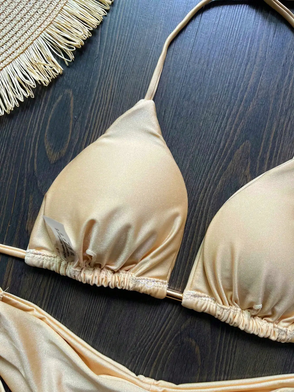 Brazilian Women's Sexy Bikini Set Push-up Padded Bra Thong Two-Piece Swimwear Beachwear Bathing Suit Femme