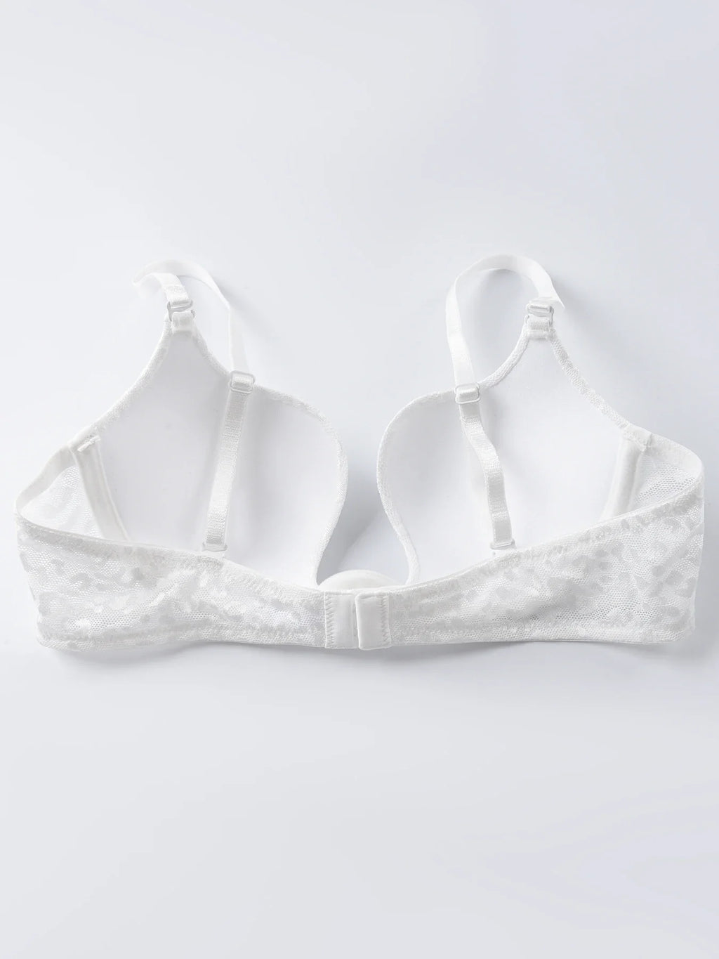 Solid Underwire Bra push up Lingerie comfort padded bra lift up thick cup lace bralette