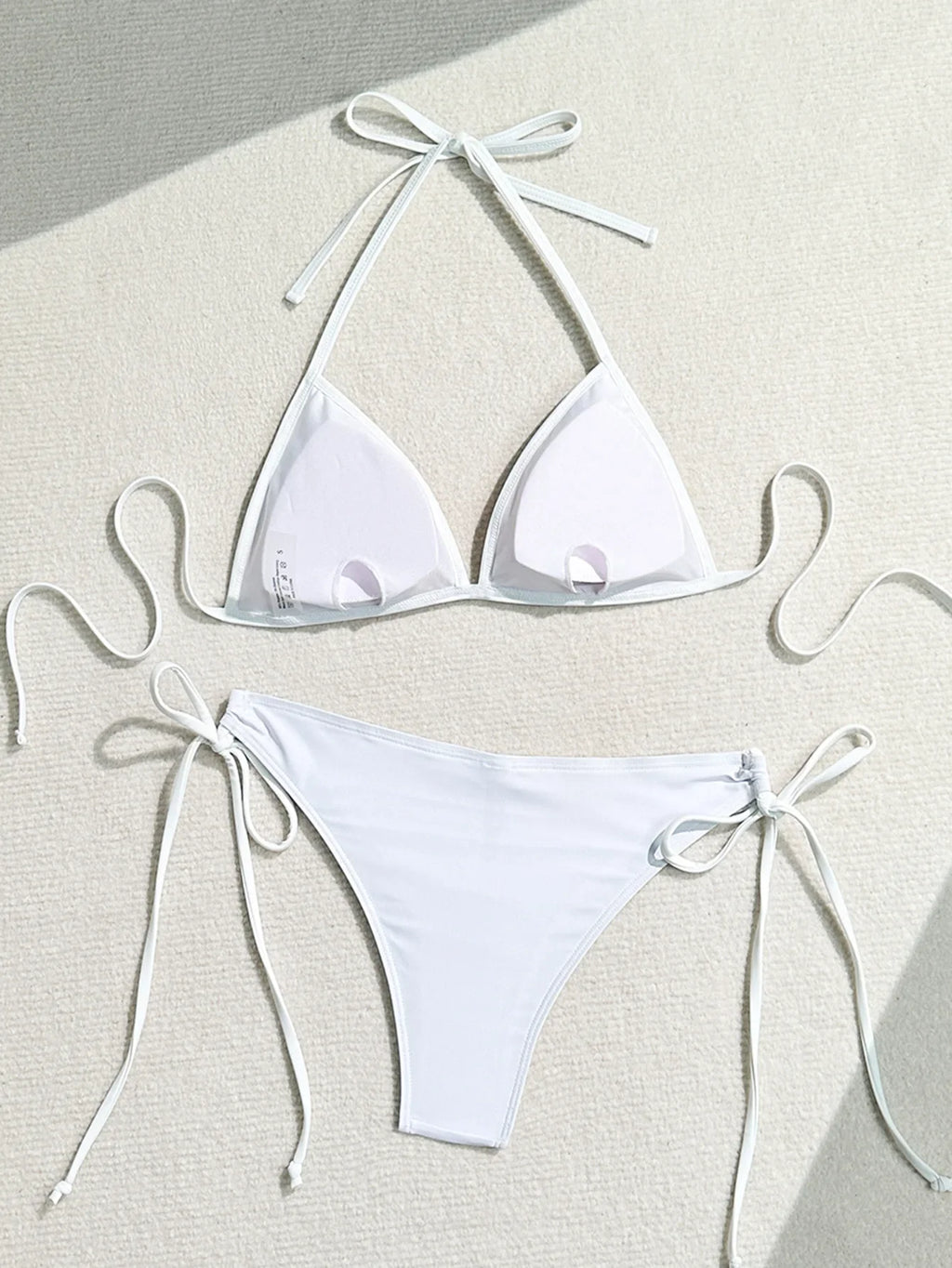 Women's Rainbow Color Bikini Set Sexy Beach Vacation Backless 2 Piece Swimsuit 2024 Summer Bathing Suit Bra Push Up Swimwear