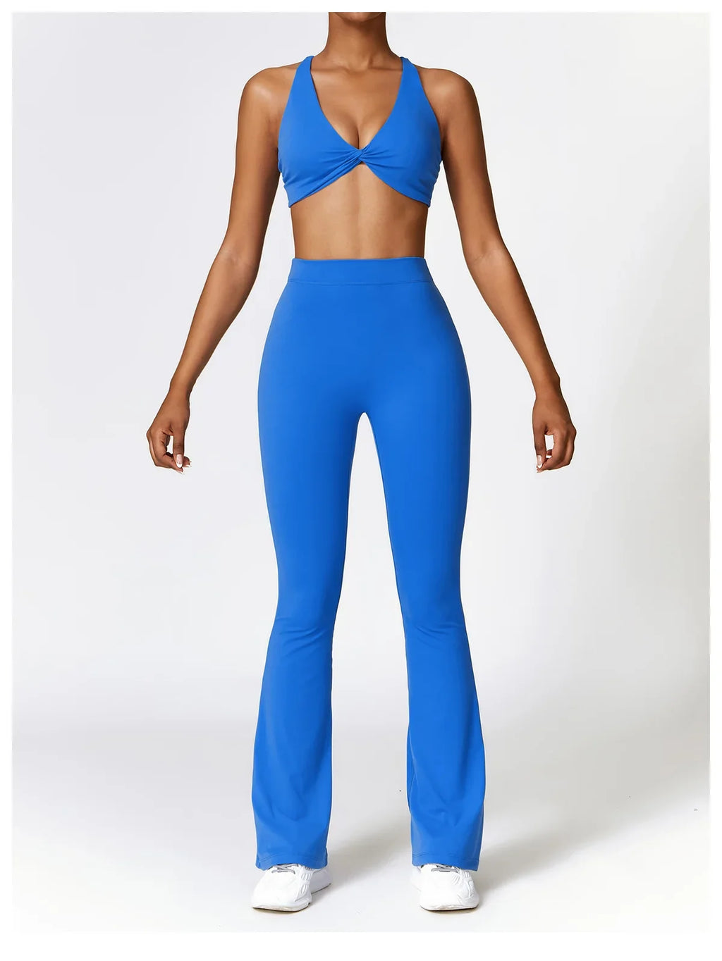 Sexy Sports Leggings Women V Back Scrunch Flares Leggings High Waist Yoga Flares Pants Push Up Gym Leggings Women Yoga Clothes