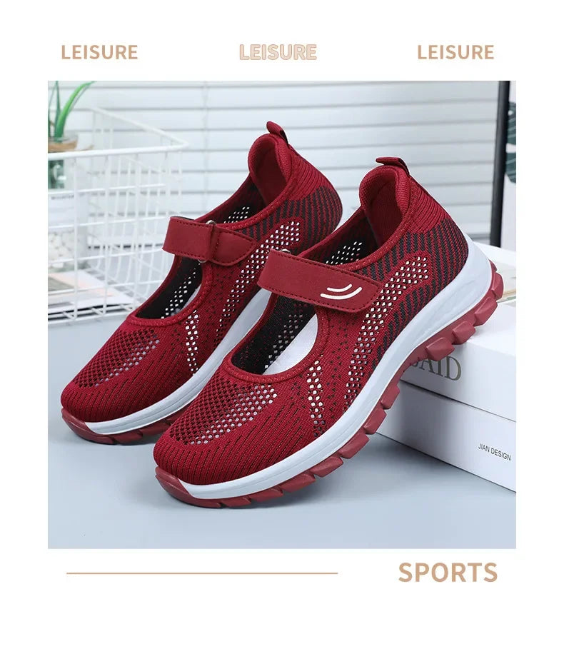 Women Shoes Breathable Vulcanized Shoes Purple Women Sneakers Fashion Breathable Mesh Casual Walking  Women Work