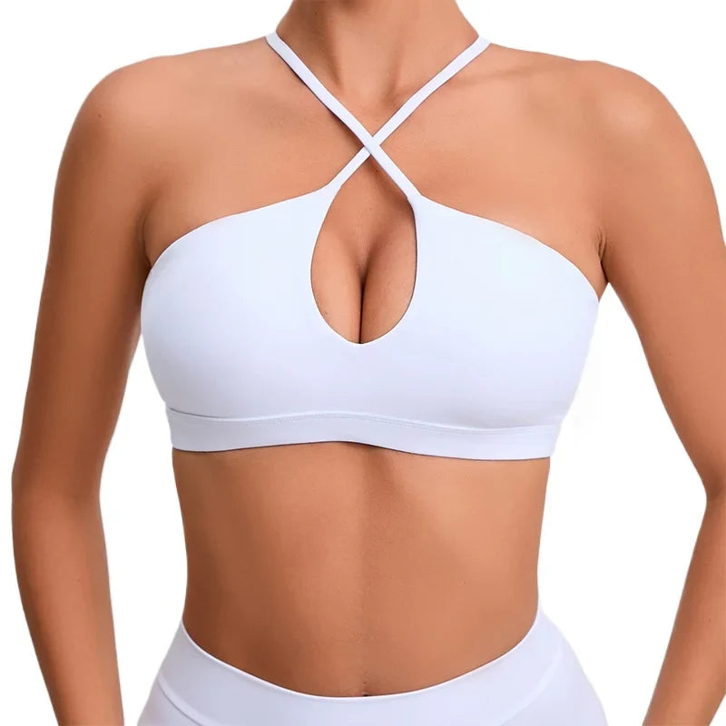 New Summer Sexy Sports Bra Workout Brasier Running Breathable Fitness Underwear Female Quick-Dry Yoga Clothes Gym Top Woman
