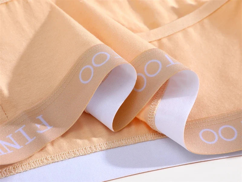 3Pcs Women's Cotton Briefs Letter Belt Underwear Women Panties Sexy Breathable Briefs Female Stretch Ladies Soft Lingerie