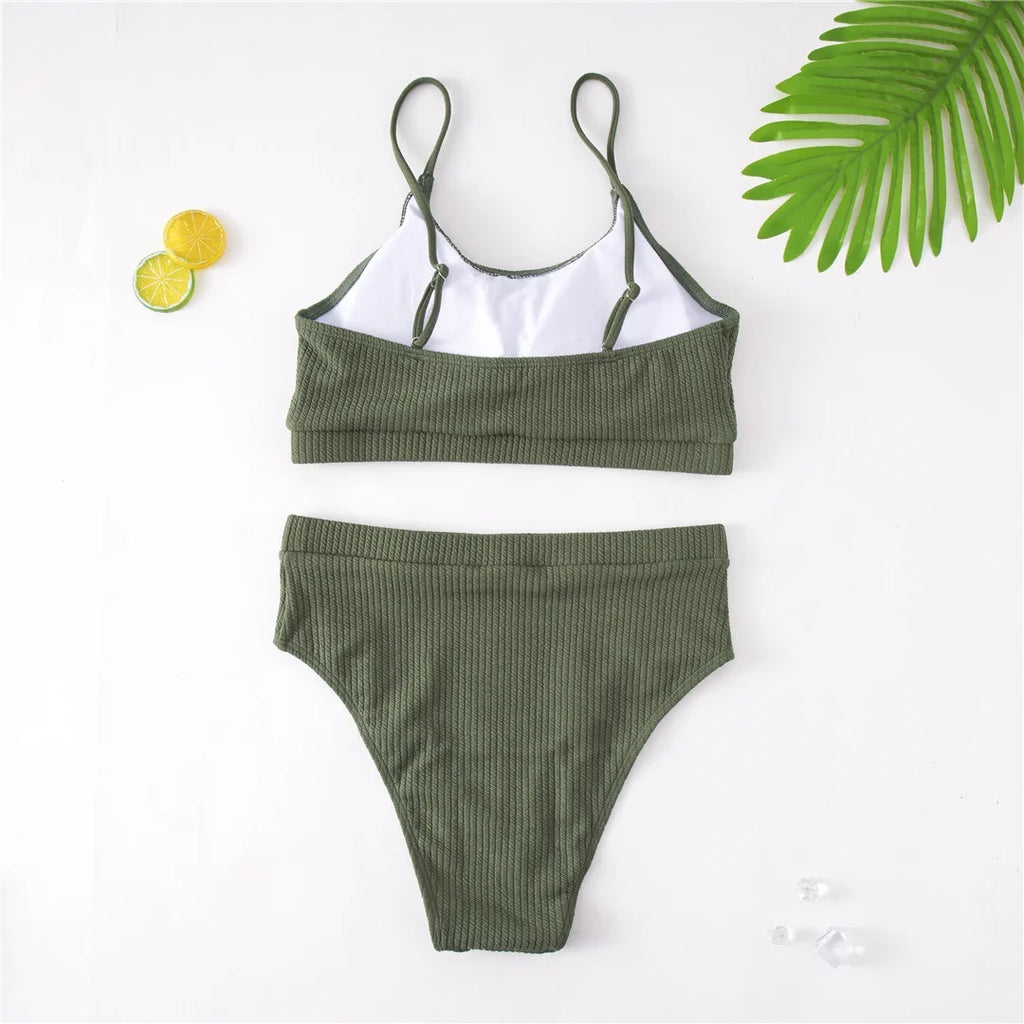 0XL - 4XL 7 Colors Bikini Plus Size Large Size Swimwear Women Swimsuit Female Two-Pieces Bikini Set Bather Bathing Suit V3774B