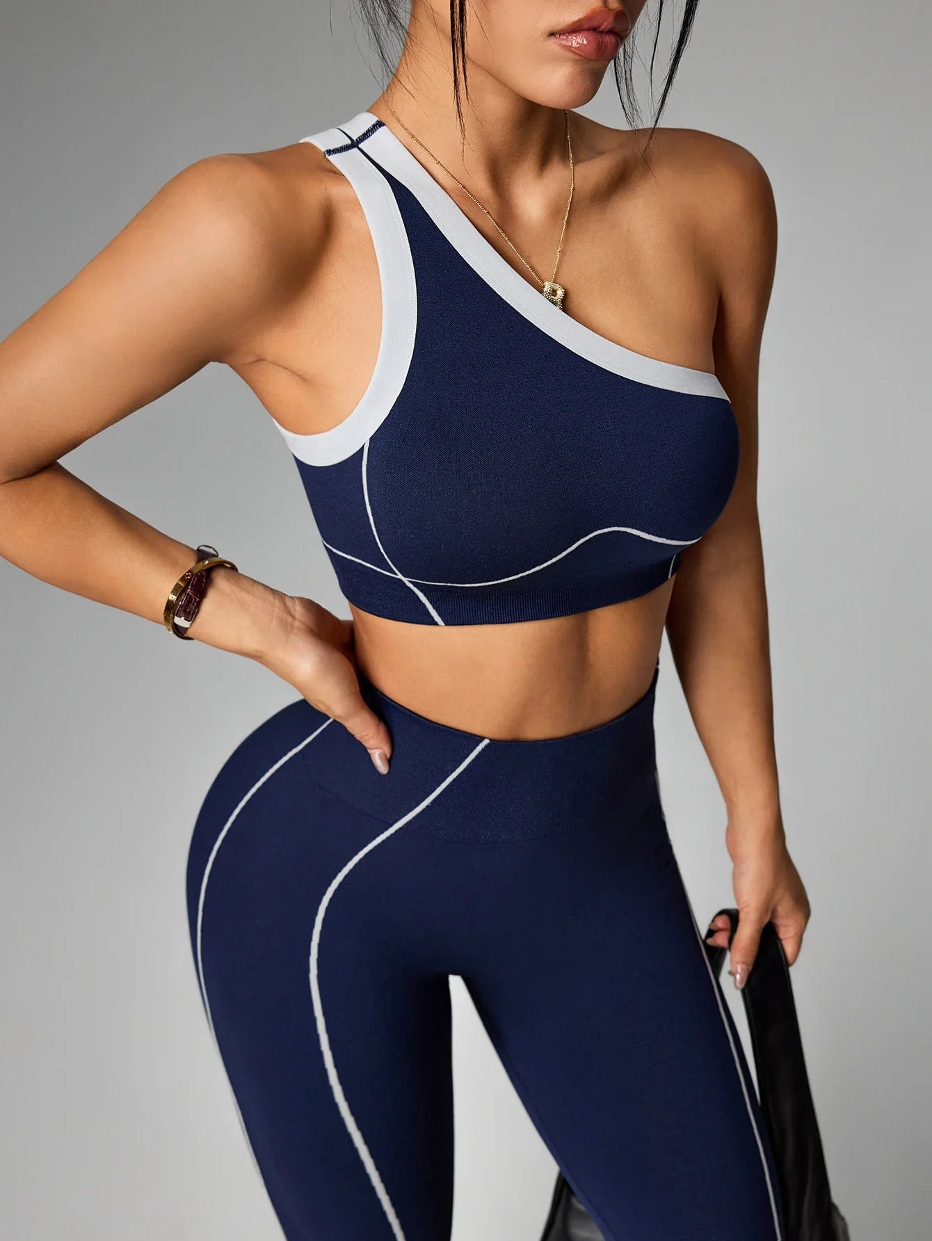 2 pcs Women Seamless Yoga Sets Jogging Outfit Sport Leggings Bra Sportswear Woman Gym Outfit Workout Set Yoga Clothes Activewear