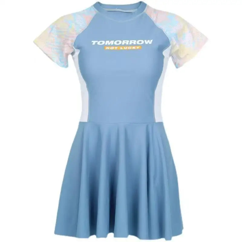 Swimsuit for Women in Summer, Conservative and Slimming, One-piece Skirt Style Swimsuit New Year's Hot Spring Plus Size Swimsuit