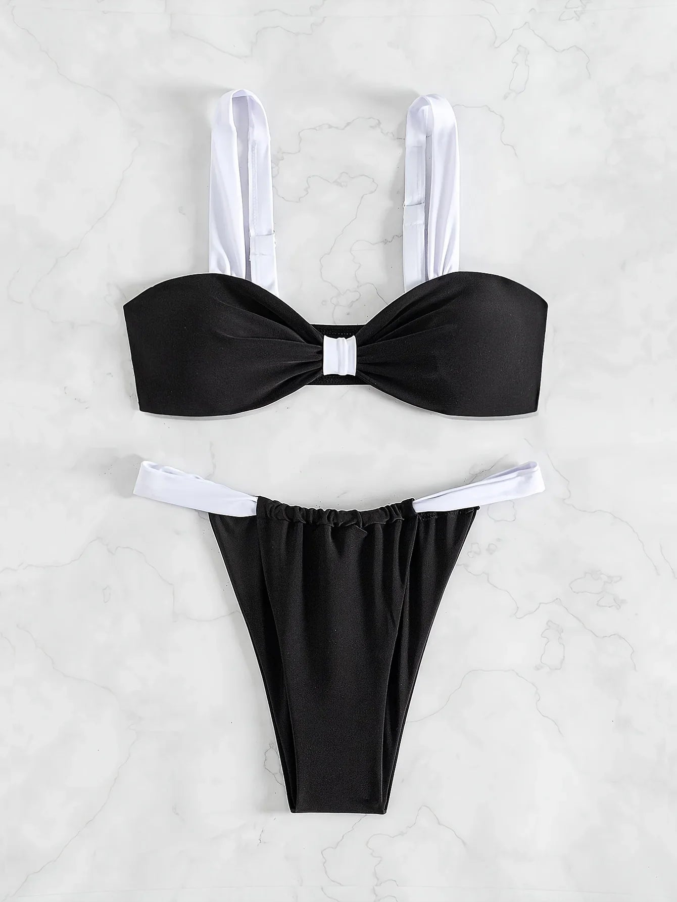 ZTVitality Sexy Patchwork Push Up Bikini Set 2025 New Arrival Biquini Padded Swimsuit Women Swimwear Summer Beachwear Brazilian