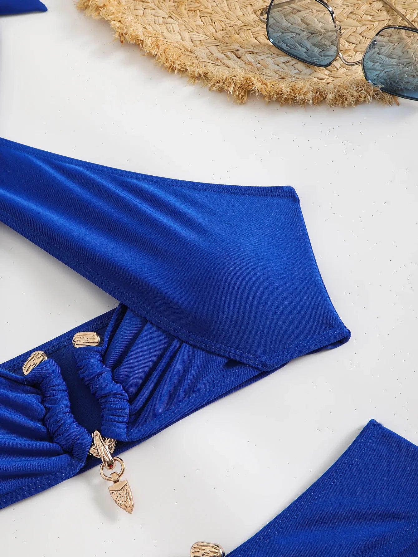 Halter Cut Out High Waist Bikini Female Swimsuit Women Bandeau Swimwear Two-pieces Bikini set Bather Bathing Suit Swim Beachwear