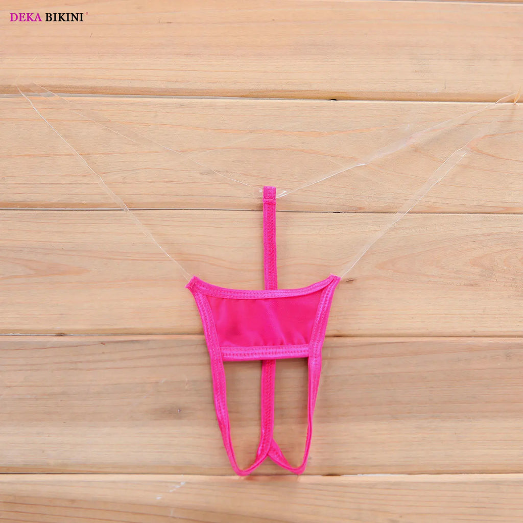 DEKA Open Erotic Women Invisible G-Strings Seamless Mini Micro Bikini Thongs Crotchless Transparent Tangas Panties Undewear
