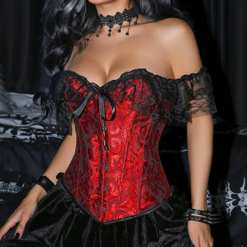Lace Strap Court Style Shaping Top Tummy Control Waist Cincher Outerwear Trendy Shaping Slimming Tight Fishbone Underwear AYPC