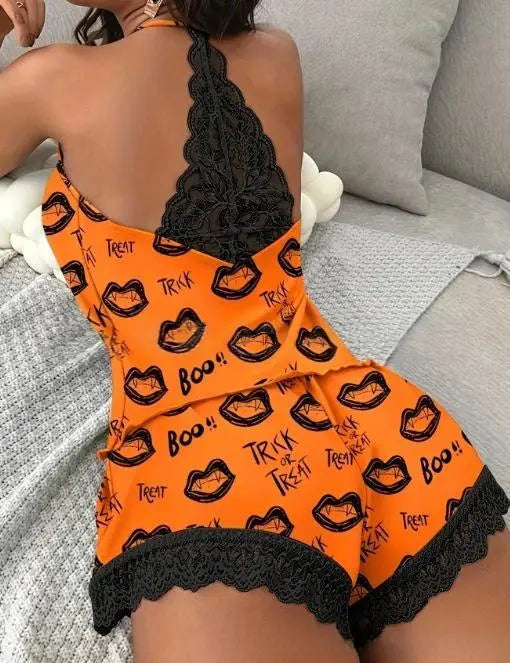 Casual milk silk sexy pajamas underwear shorts home clothes set