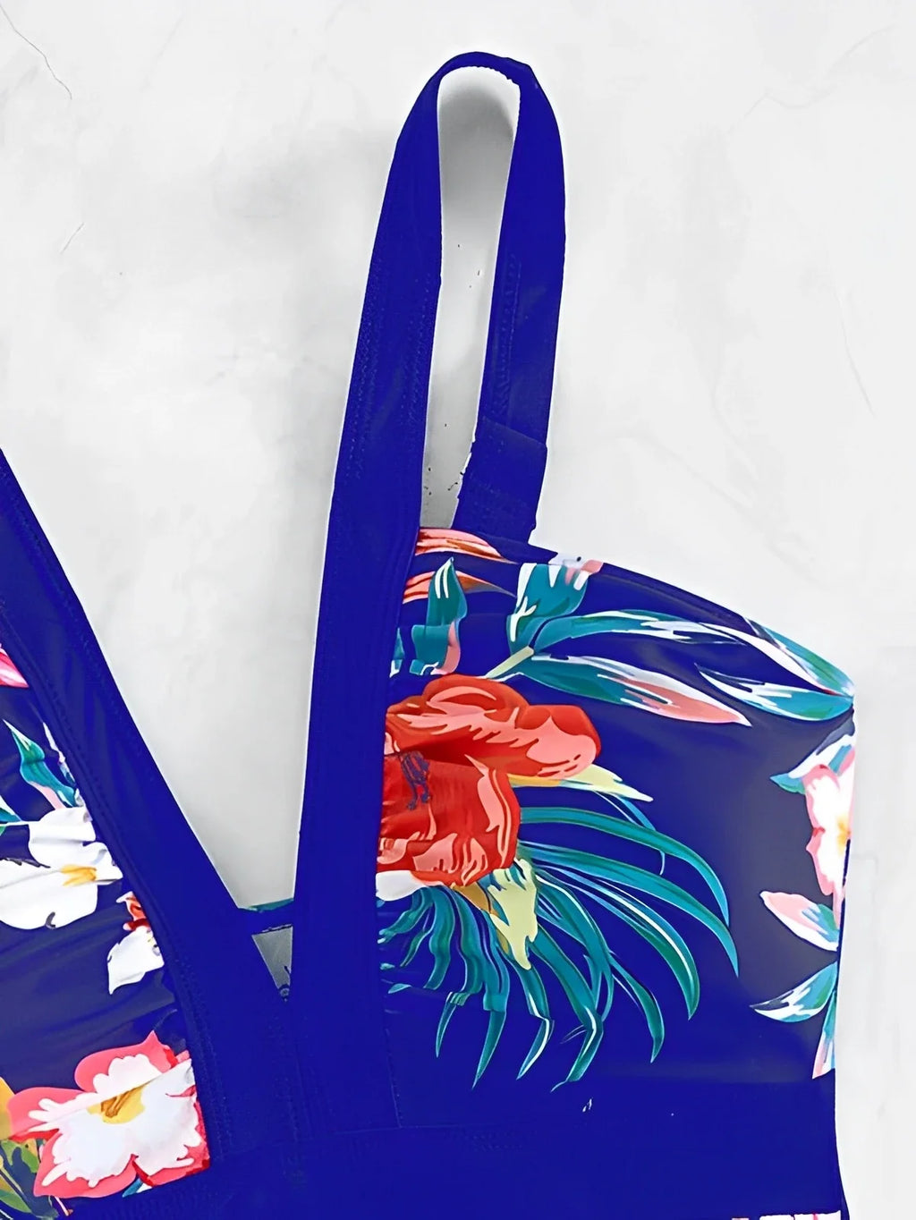 2026 Strappy Swimsuit One Piece Printed Floral Swimwear Women Bathers Bathing Swimming Swim Suit Padded Beachwear Summer XXL