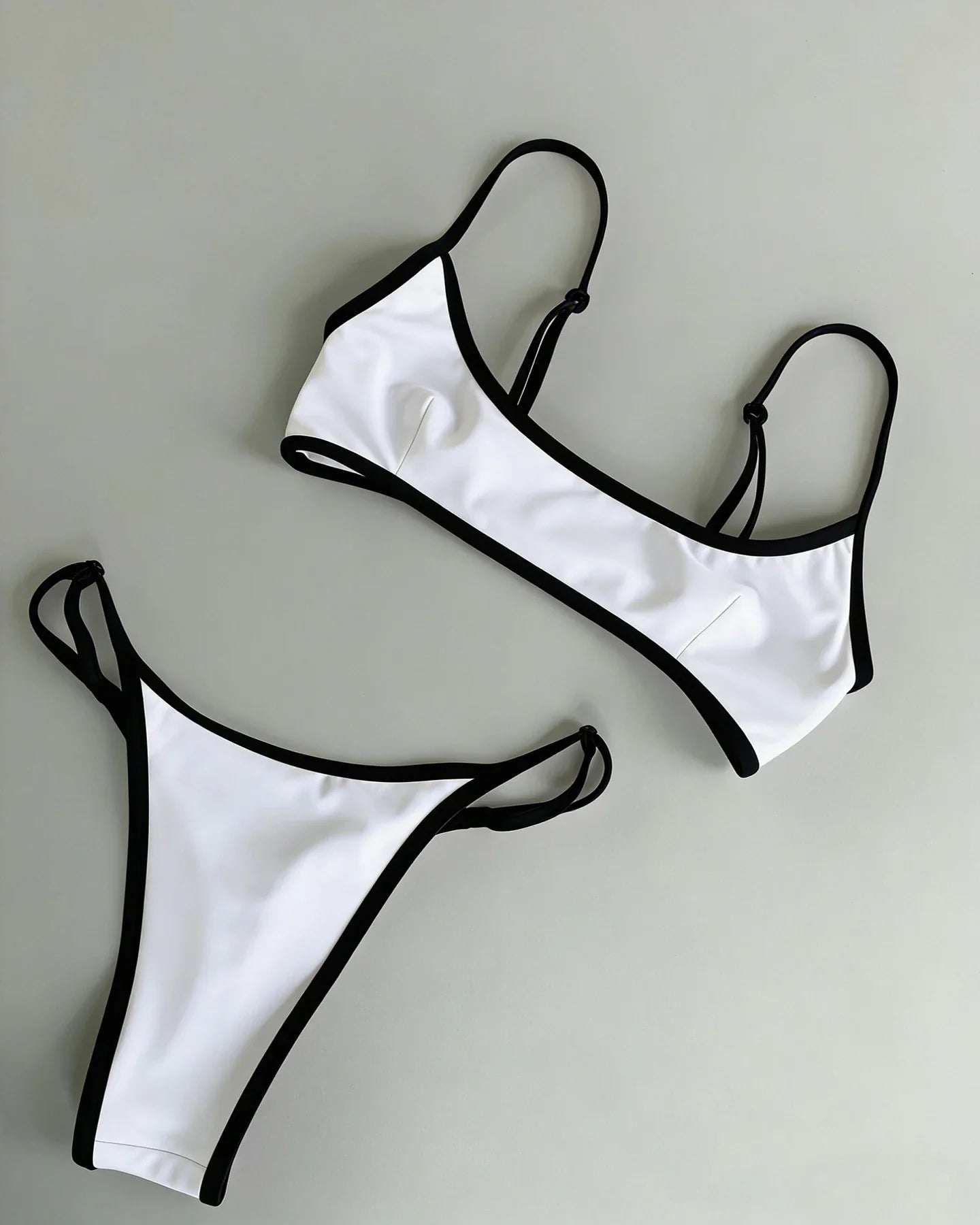 Sexy Micro Bikini 2026 Women Bandeau Padded Thong Swimsuit Female Cut Out Bathing Suit Swimwear Biquini swim