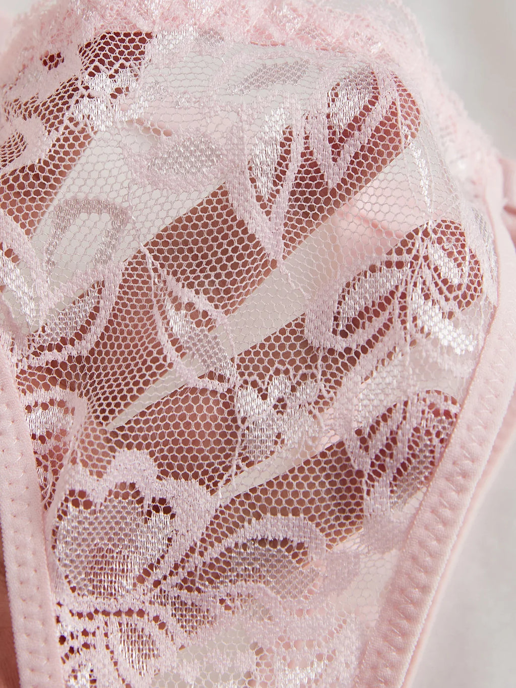 3Pcs/Set Women Sexy Floral Lace Thong Panties Low Waist Hollow Lace Sexy Lingerie Adjustable Thin Strap Underwear