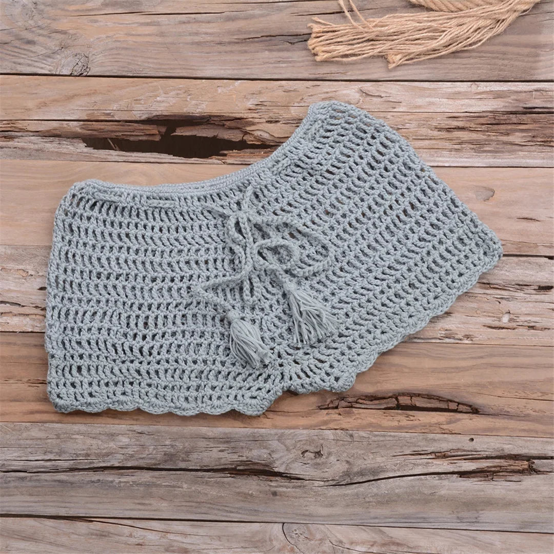 17 Colors Bikini Bottom Hollow Out Mini Shorts Swim Brief Women Swimwear Female Bather Brazilian Tanga Panties Underwear V7011