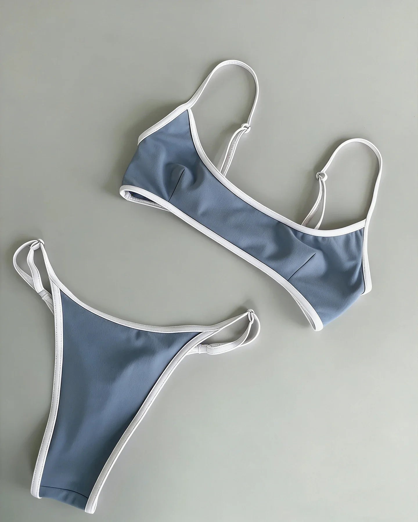 Sexy Micro Bikini 2026 Women Bandeau Padded Thong Swimsuit Female Cut Out Bathing Suit Swimwear Biquini swim