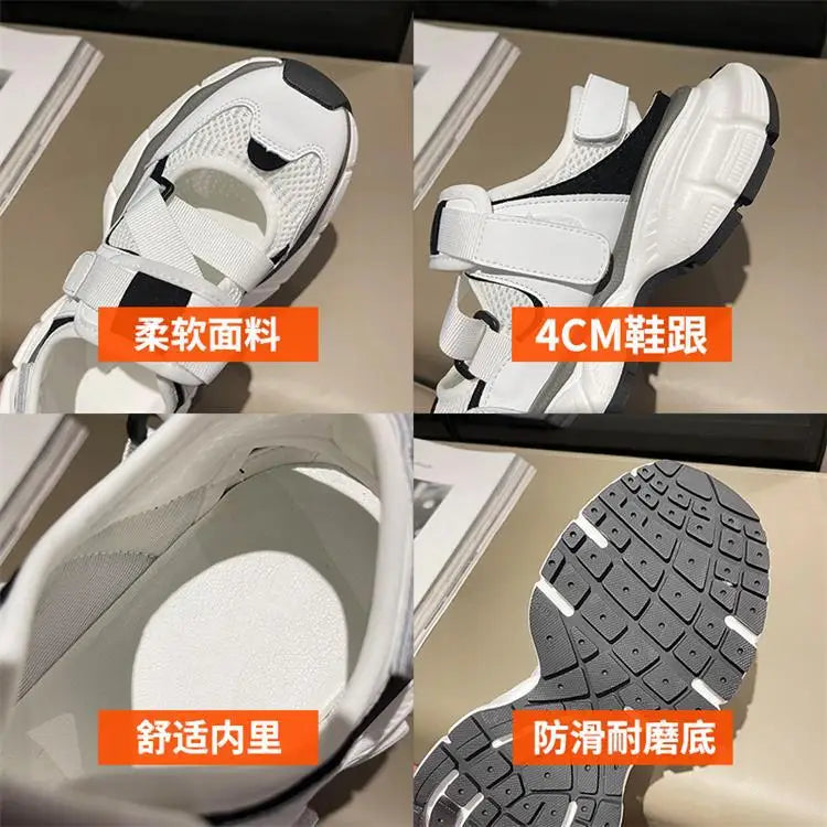 Spring New Round Head Small White Shoes Female Hundred Casual Womens Board Shoes Thick Bottom Women Sneakers