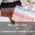 5Pcs Lace Sexy Thongs Women Low-Rise Briefs Sexy Soft Ladies Underwear Trendy Floral Underpants Female Flowery Panty Lingerie