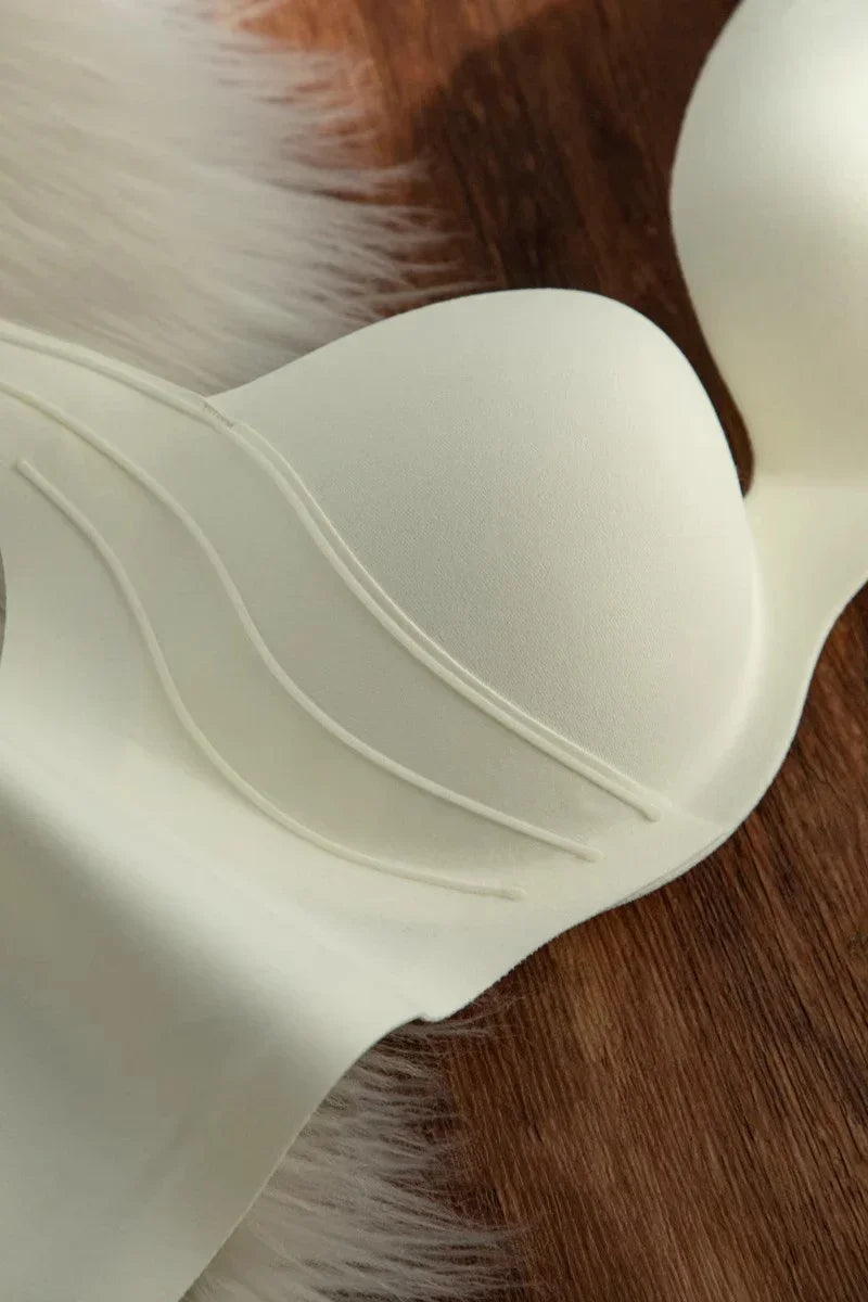 MOYISU Anti-Sag Full Coverage Bra Small Bust | Wireless Push Up Lift | Seamless Bralette for Summer Cooling Comfort CA Underwear