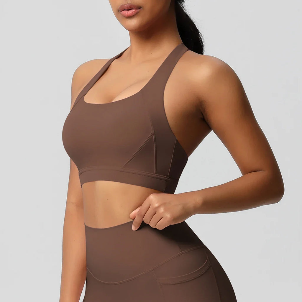 Women Fitness Yoga Bras Sexy Sling Beauty Back Fitness Push Up Sports Women Underwear Running Crop Top Yoga Clothes