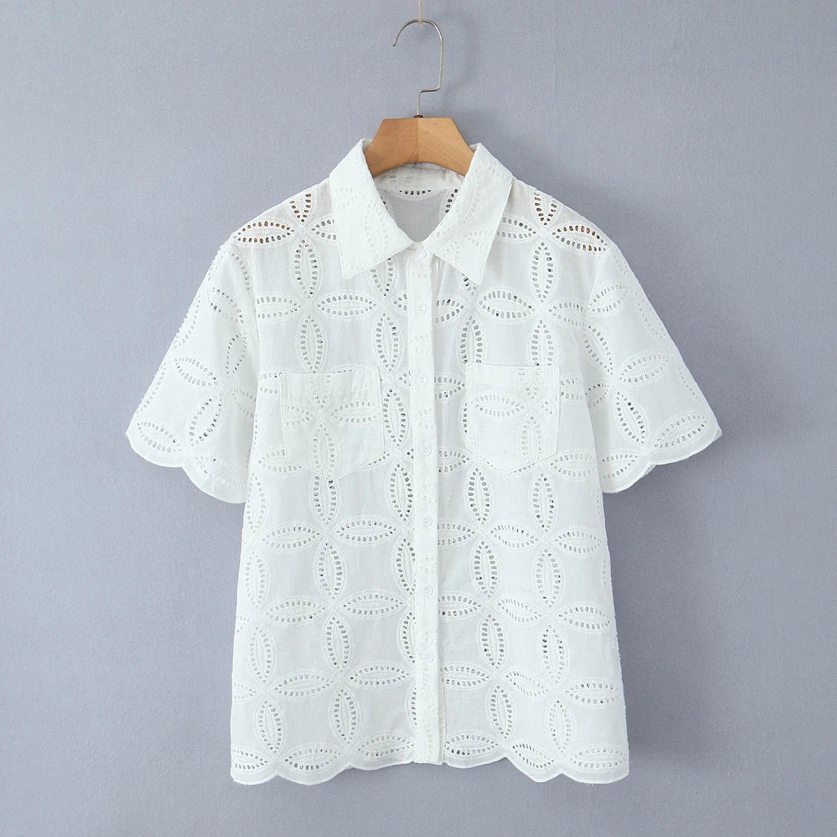 Foridol Summer Casual White Lace Dress Set for Women Hollow Out Embroidery Skirt Outfits 2 Pcs Loose Beach New Suit Skirt Set