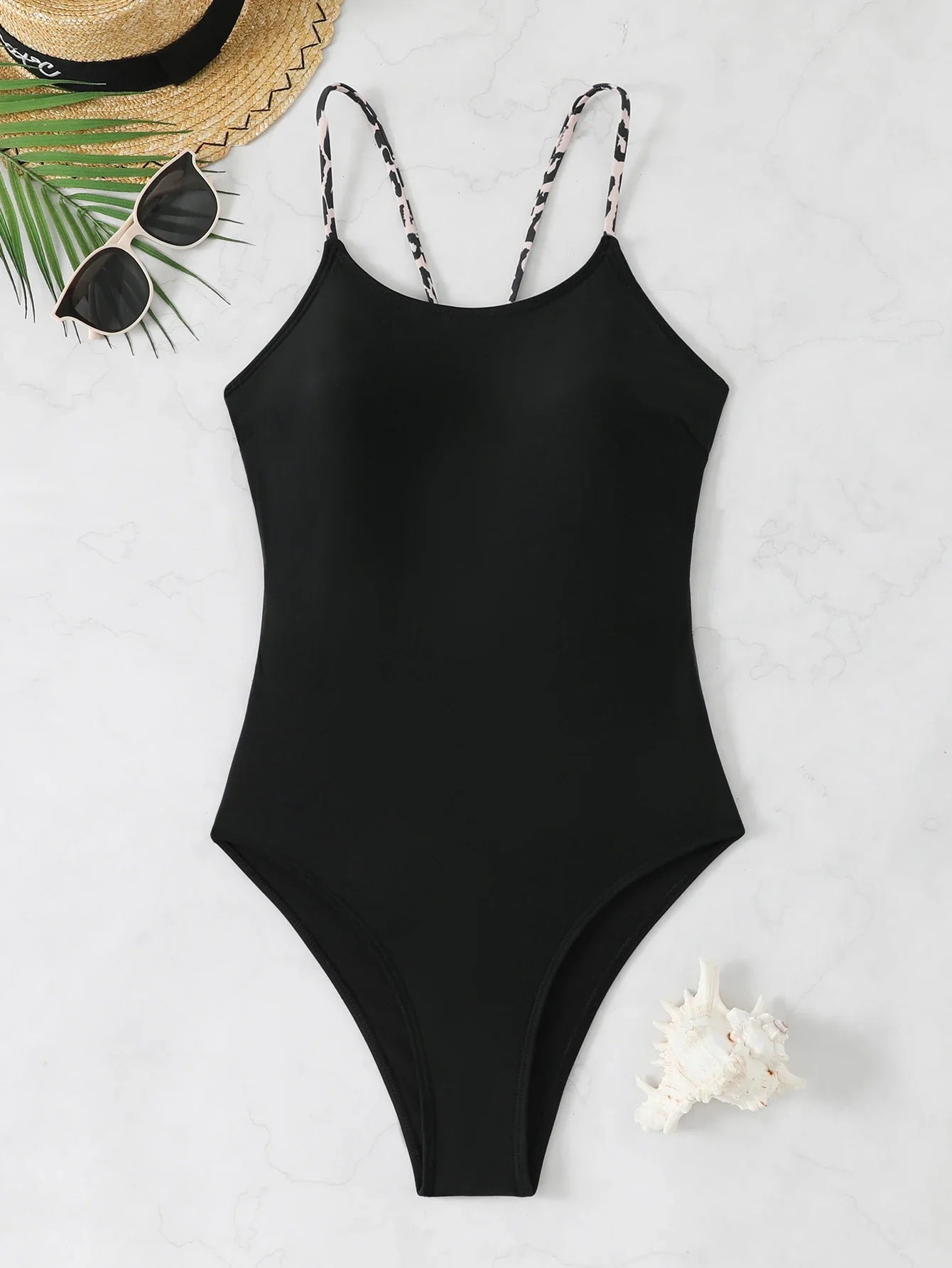 2026 Leopard Swimsuit One Piece String Backless Monokini Swimwear Women Sexy Bathers Bathing Swimming Swim Suit Female Beachwear