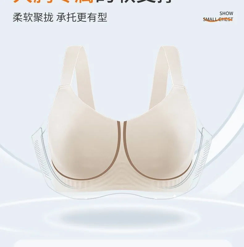 Curvy Minimizer Bra Anti Gravity Lift, Seamless Wireless Full Bust, Slimming Summer Lingerie Anti Sagging Sexy MOYISU Sexy Bra