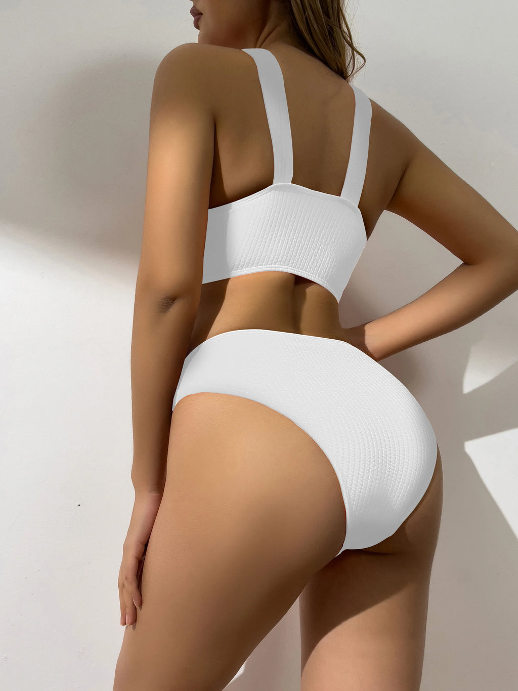 2026 Bowknot Sporty Bikinis Solid Swimwear Female Sexy Swimsuit Women Bathers Bathing Swimming Swim Suit Beachwear