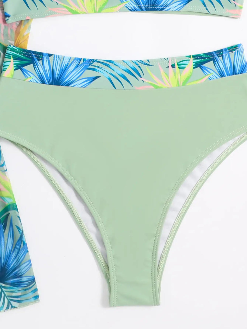Halter Print Bikini 2026 Women Swimsuit With Kimono High Waist Swimwear Female Bathers Bathing Swimming Swim Suit Beachwear