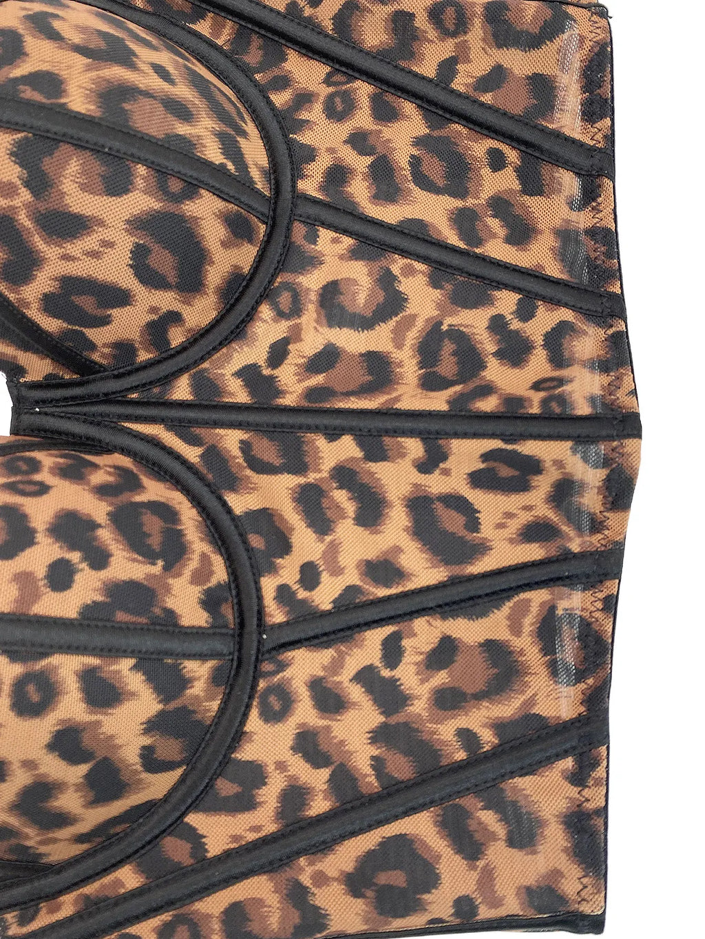 Fishbone Corset Cross-Border European and American Leopard Print Spicy Girl Tank Top Sexy Inner Wear Camisole High-End Outerwear Bra